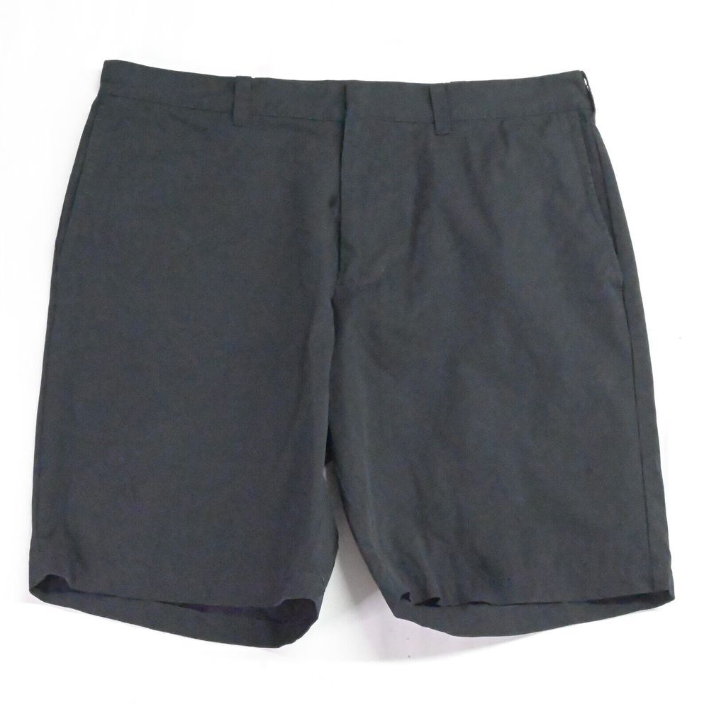 J.CREW 32‎ x 9" Black Mens AL096 Gramercy Tech Chino Shorts